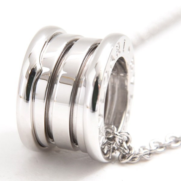 ブルガリ ネックレス レディース ビー ゼロワン B-ZERO1 ネックレス BVLGARI 750WG 中古