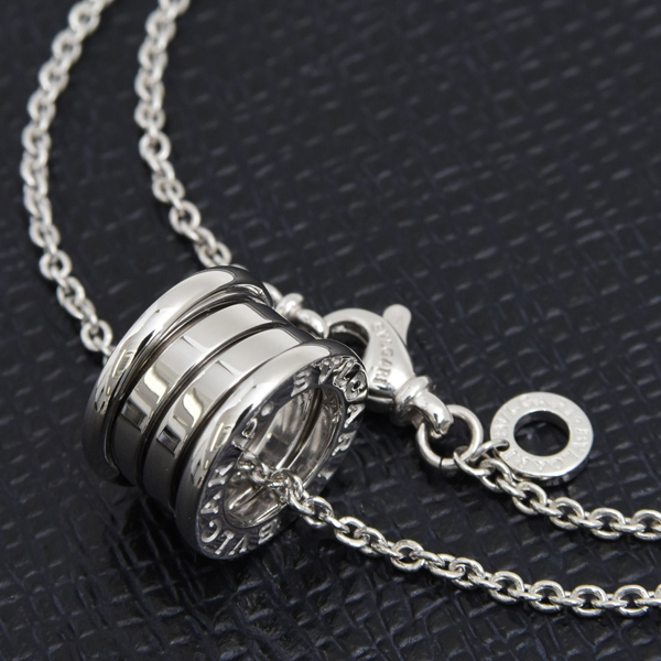ブルガリ ネックレス レディース ビー ゼロワン B-ZERO1 ネックレス BVLGARI 750WG 中古