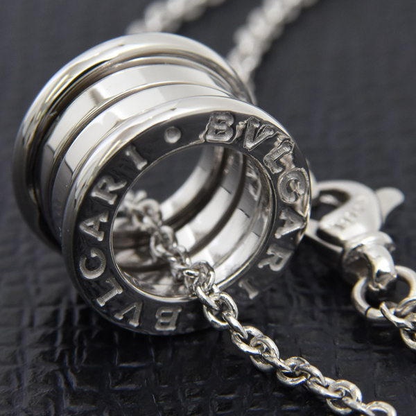 ブルガリ ネックレス レディース ビー ゼロワン B-ZERO1 ネックレス BVLGARI 750WG 中古