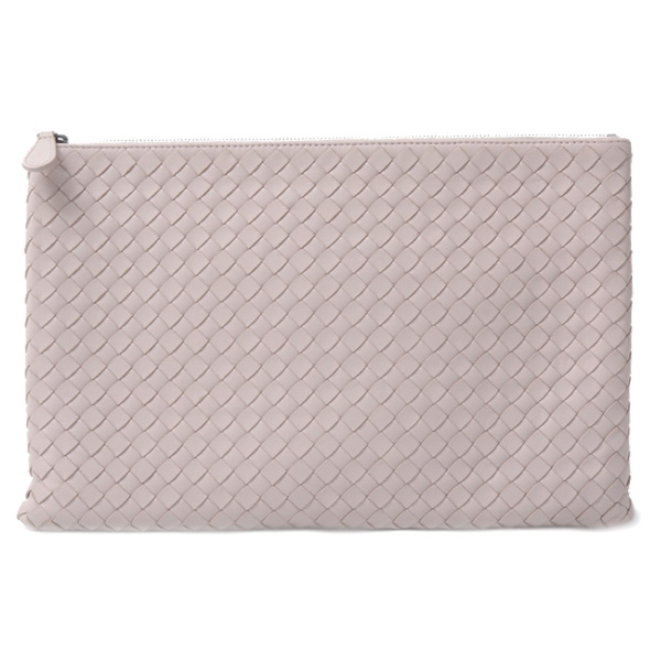 ボッテガヴェネタ バッグ レディース イントレチャート クラッチバッグ レザー ピンク系 BOTTEGA VENETA 中古