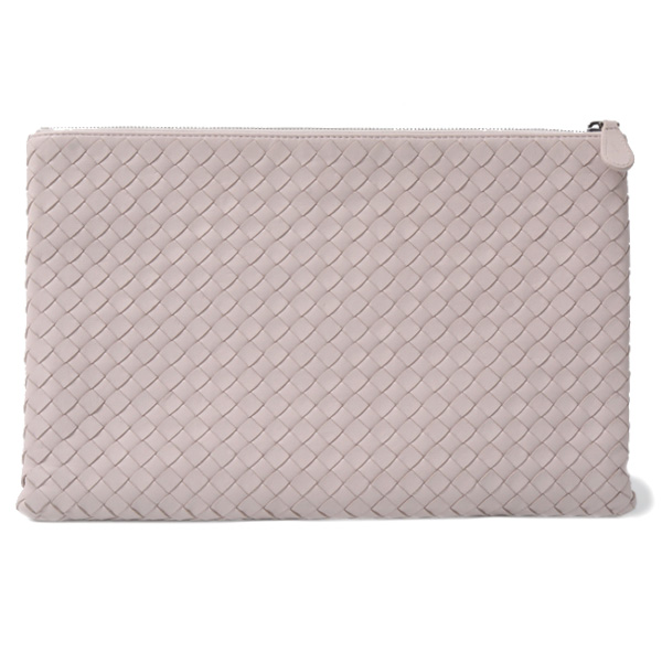ボッテガヴェネタ バッグ レディース イントレチャート クラッチバッグ レザー ピンク系 BOTTEGA VENETA 中古