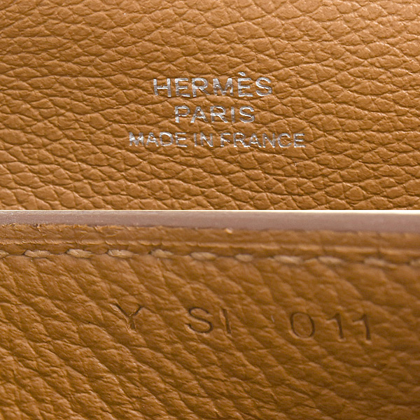 エルメス バッグ レディース Hパッサン 2WAY ショルダーバッグ クラッチ Y刻印 エバーカラー ゴールド ブラウン HERMES 中古