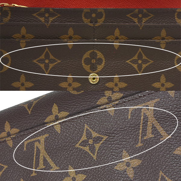 ルイヴィトン 財布 レディース モノグラム ポルトフォイユサラ 長財布 コクリコ Louis Vuitton M62236 中古