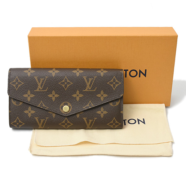 ルイヴィトン 財布 レディース モノグラム ポルトフォイユサラ 長財布 コクリコ Louis Vuitton M62236 中古