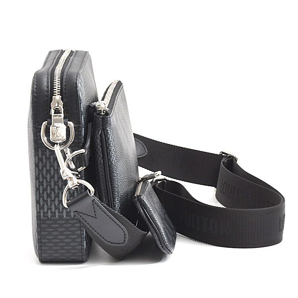 ルイヴィトン バッグ メンズ トリオメッセンジャー ダミエグラフィット 3D ショルダーバッグ Louis Vuitton N50017 中古