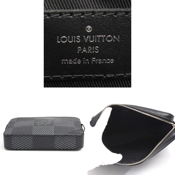 ルイヴィトン バッグ メンズ トリオメッセンジャー ダミエグラフィット 3D ショルダーバッグ Louis Vuitton N50017 中古