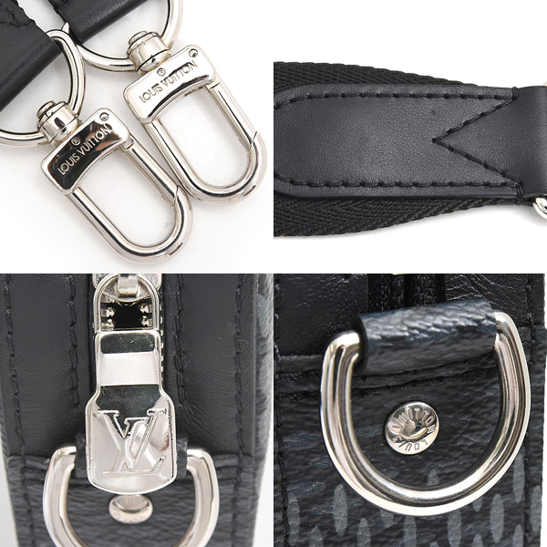 ルイヴィトン バッグ メンズ トリオメッセンジャー ダミエグラフィット 3D ショルダーバッグ Louis Vuitton N50017 中古