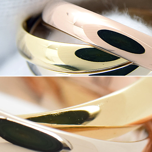 カルティエ 指輪 レディース トリニティ リング 刻印サイズ49 実測9号 幅3.2mm 3連 三連 Cartier ゴールド 750YG×WG×PG 中古