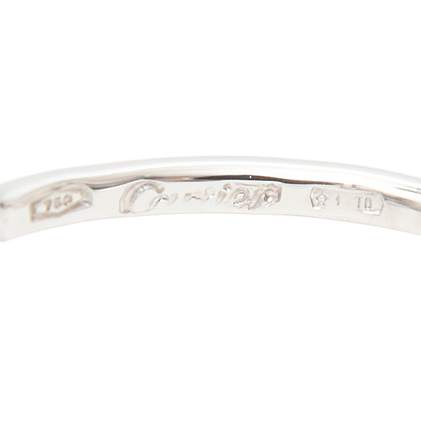 カルティエ リング レディースリング ヒンドゥ リング ダイヤモンド 750WG 49 実寸9号 Cartier 中古
