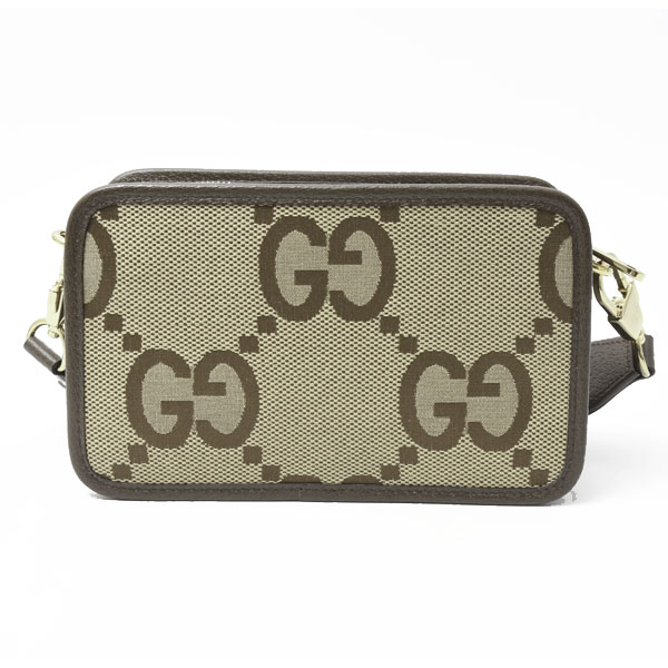 グッチ バッグ レディース ジャンボGG ミニ ショルダーバッグ ウェブストライプ GUCCI 696075 中古