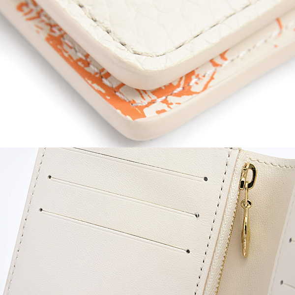 ルイヴィトン 財布 レディース ヴェルティカル ウォレット コンパクト 二つ折り財布 トリヨンレザー ホワイト系 Louis Vuitton M11169 中古