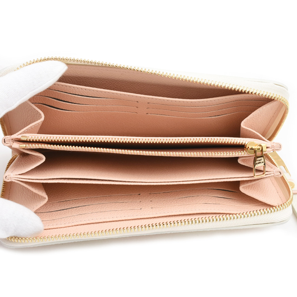 ルイヴィトン 財布 レディース モノグラムアンプラント ジッピーウォレット 長財布 ベージュ系 ピンク系 M81914 Louis Vuitton 未使用展示品