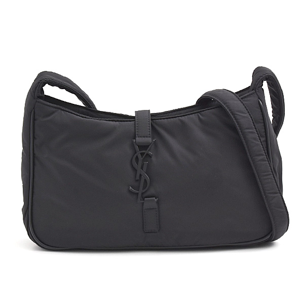サンローラン バッグ レディース カサンドラ LE 5 A 7 ル・サンカセット ワンショルダーバッグ ナイロン ブラック SAINT LAURENT 733294 中古