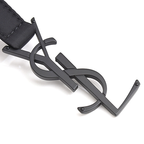 サンローラン バッグ レディース カサンドラ LE 5 A 7 ル・サンカセット ワンショルダーバッグ ナイロン ブラック SAINT LAURENT 733294 中古