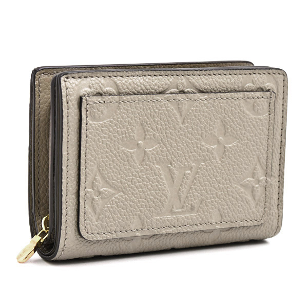 ルイヴィトン 財布 レディース モノグラムアンプラント ポルトフォイユ クレア トゥルトレール 二つ折り Louis Vuitton M80152 中古