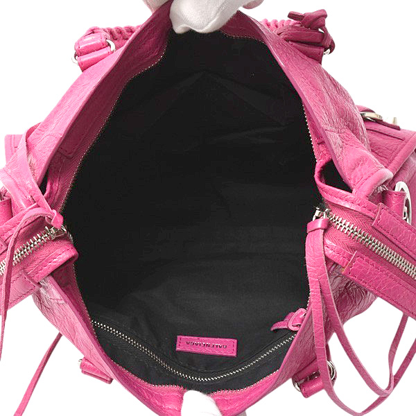 バレンシアガ バッグ レディース クラシックシティ 2WAYショルダーバッグ レザー ローズピンク 431621 中古