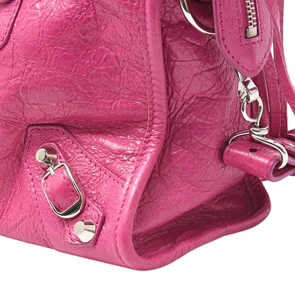 バレンシアガ バッグ レディース クラシックシティ 2WAYショルダーバッグ レザー ローズピンク 431621 中古