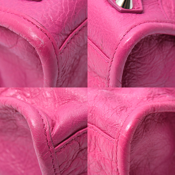 バレンシアガ バッグ レディース クラシックシティ 2WAYショルダーバッグ レザー ローズピンク 431621 中古