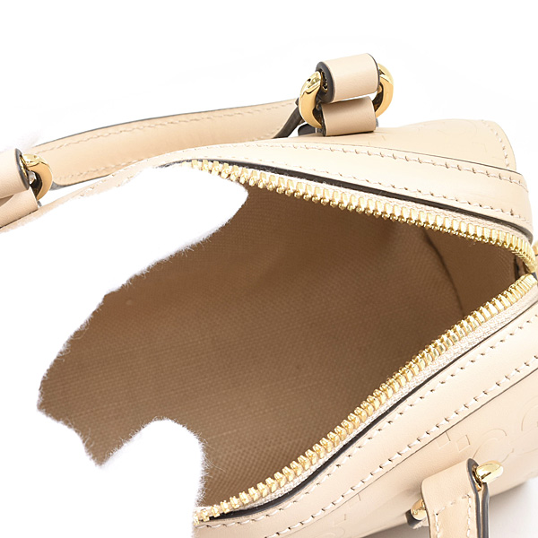 グッチ バッグ レディース GGスーパーミニ ボストンバッグ 2WAY カーフ ベージュ GUCCI 790130 未使用展示品