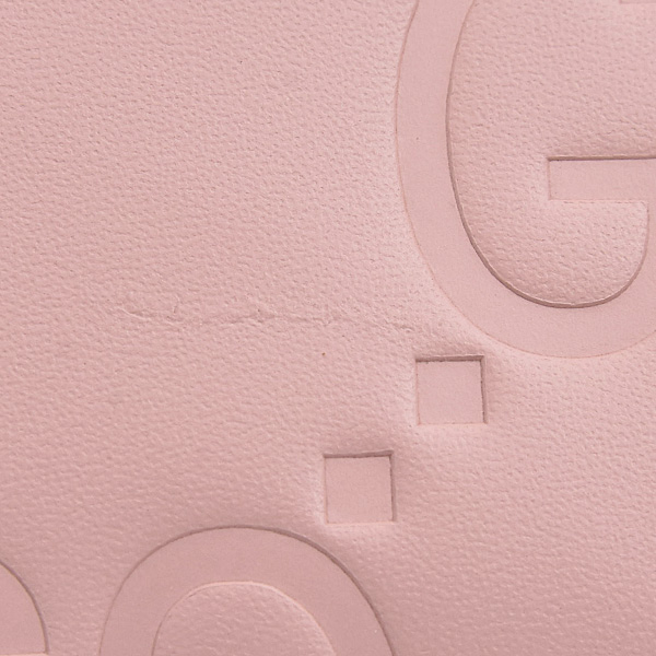 グッチ バッグ レディース GGスーパーミニ ボストンバッグ 2WAY カーフ ピンク GUCCI 790130 中古