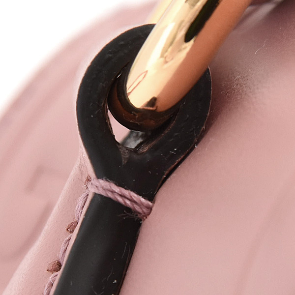 グッチ バッグ レディース GGスーパーミニ ボストンバッグ 2WAY カーフ ピンク GUCCI 790130 中古