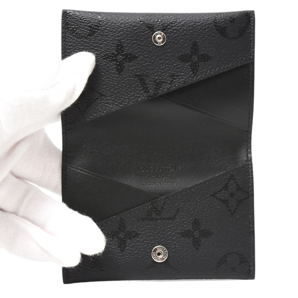 ルイヴィトン カードケース メンズ カードケース ポルト カルトスリム モノグラムミッドナイト Louis Vuitton M26733 未使用展示品