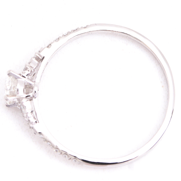 アーカー 指輪 レディース セレスチャルラブ ダイヤ リング D0.27ct D0.15ct 11号弱 プラチナ AHKAH PT900 中古