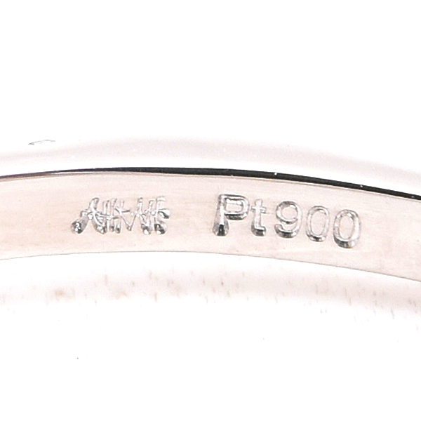 アーカー 指輪 レディース セレスチャルラブ ダイヤ リング D0.27ct D0.15ct 11号弱 プラチナ AHKAH PT900 中古