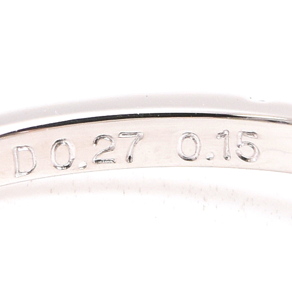 アーカー 指輪 レディース セレスチャルラブ ダイヤ リング D0.27ct D0.15ct 11号弱 プラチナ AHKAH PT900 中古