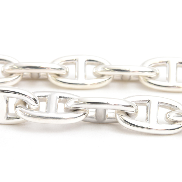 エルメス ネックレス ユニセックス シェーヌダンクル GM ネックレス 29コマ シルバー HERMES SV925 中古