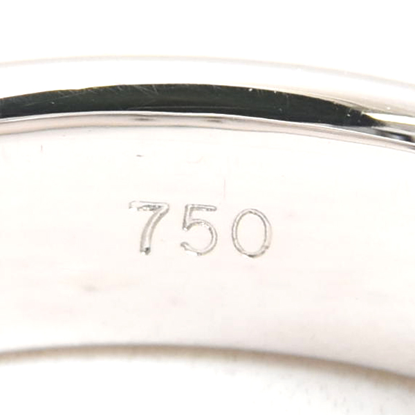 ティファニー 指輪 レディース ストリーメリカ 20Pダイヤモンド リング 14号 ホワイトゴールド TIFFANY 750WG 中古
