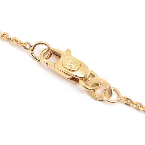 カルティエ ネックレス レディース ベビー トリニティ 750YG×WG×PG ゴールド Cartier 中古