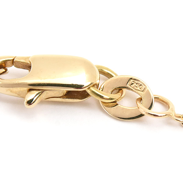 カルティエ ネックレス レディース ベビー トリニティ 750YG×WG×PG ゴールド Cartier 中古