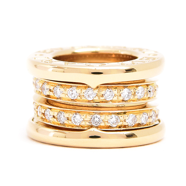 ブルガリ ペンダント メンズ レディース ビーゼロワン B-ZERO1 ダイヤモンド イエローゴールド BVLGARI 750YG 中古