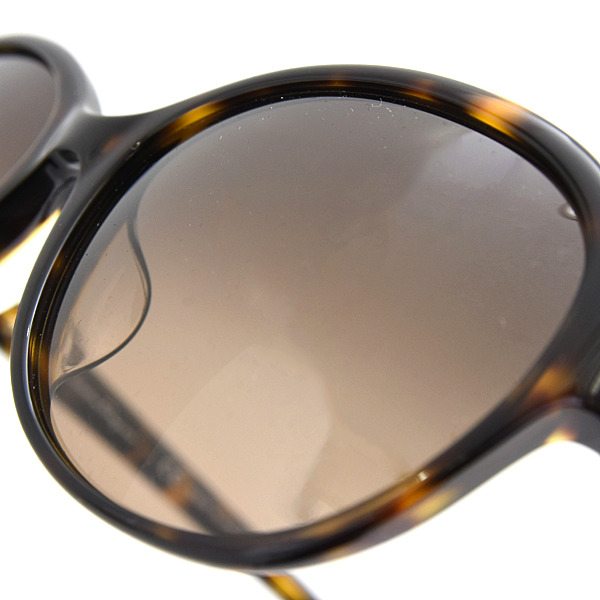 フェラガモ サングラス レディース ブラウングラデーションカラーレンズ オーバル セルフレーム Ferragamo SF804SA CE 中古