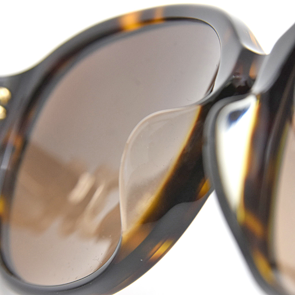 フェラガモ サングラス レディース ブラウングラデーションカラーレンズ オーバル セルフレーム Ferragamo SF804SA CE 中古