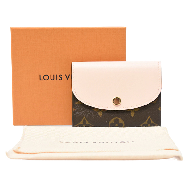 ルイヴィトン 財布 レディース モノグラム ポルトモネ ロザリ ピンクオパール Louis Vuitton M83600 未使用展示品