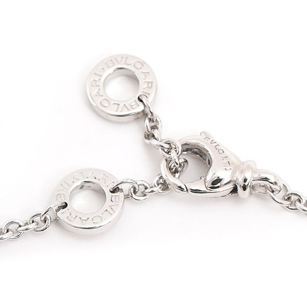 ブルガリ ブレスレット レディース ビーゼロワン エレメント ブレス B-ZERO1 ホワイトゴールド BVLGARI 750WG 中古