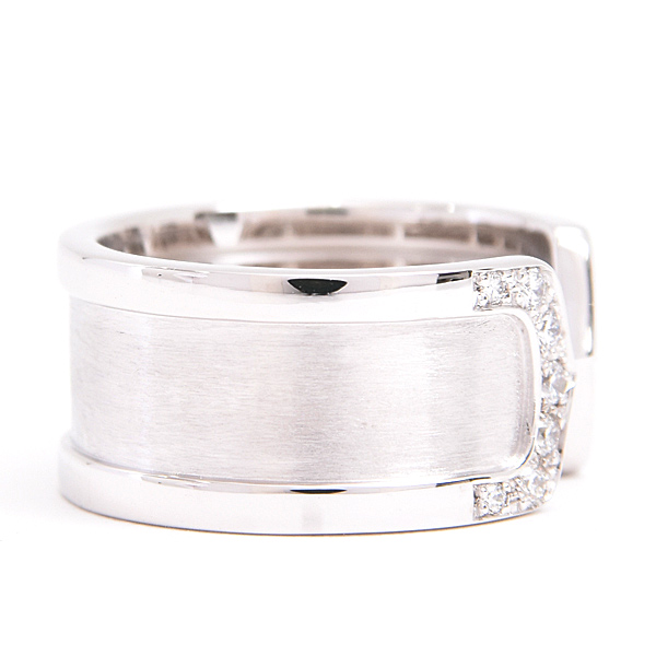 カルティエ レディース 指輪 C2 ダイヤ リング 52号 実寸13号 ホワイトゴールド 750WG Cartier 中古