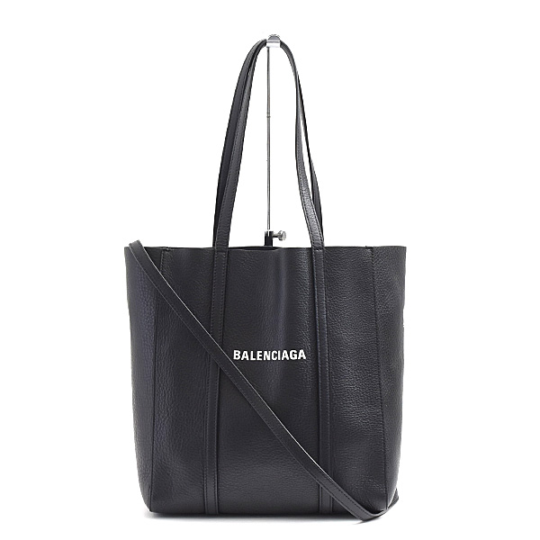 バレンシアガ バッグ レディース エブリデイトートXS 2WAY トートバッグ ブラック カーフ 551810 BALENCIAGA 中古