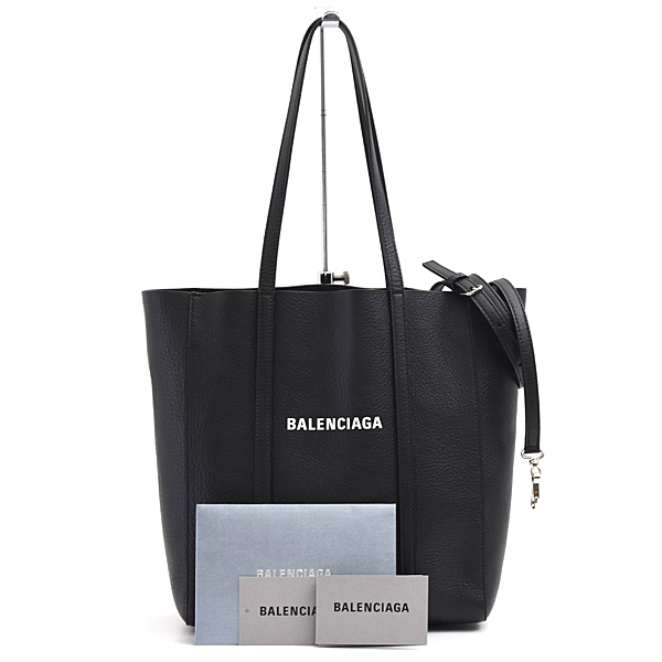 バレンシアガ バッグ レディース エブリデイトートXS 2WAY トートバッグ ブラック カーフ 551810 BALENCIAGA 中古