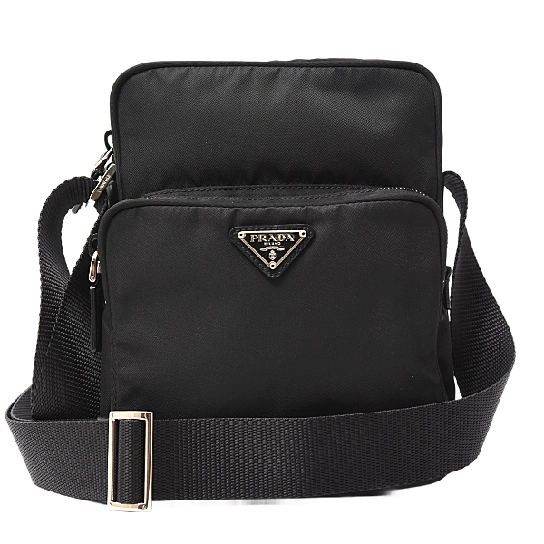プラダ バッグ レディース メンズ VELA SPORT ナイロン ショルダーバッグ NERO PRADA BT0169 中古