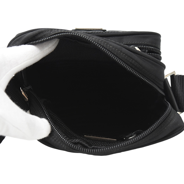 プラダ バッグ レディース メンズ VELA SPORT ナイロン ショルダーバッグ NERO PRADA BT0169 中古