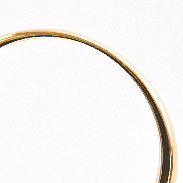 ミキモト 指輪 レディース リボンモチーフ 3P ダイヤモンド リング 実測12号 イエローゴールド D0.06ct MIKIMOTO K18 中古