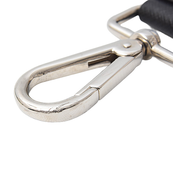 プラダ バッグ メンズ バナナ柄 クラッチバッグ サフィアーノレザー ブラック×イエロー PRADA 中古