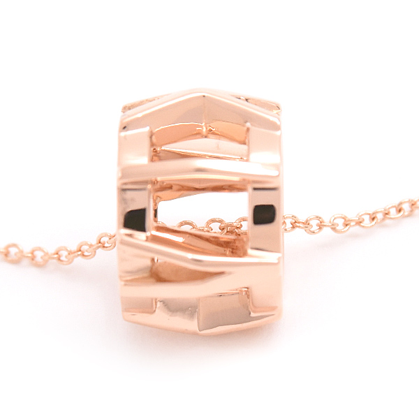 ティファニー ネックレス レディース アトラス X オープン ペンダント ピンクゴールド TIFFANY 750PG 中古