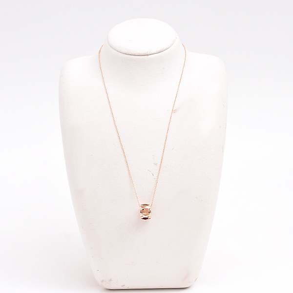 ティファニー ネックレス レディース アトラス X オープン ペンダント ピンクゴールド TIFFANY 750PG 中古