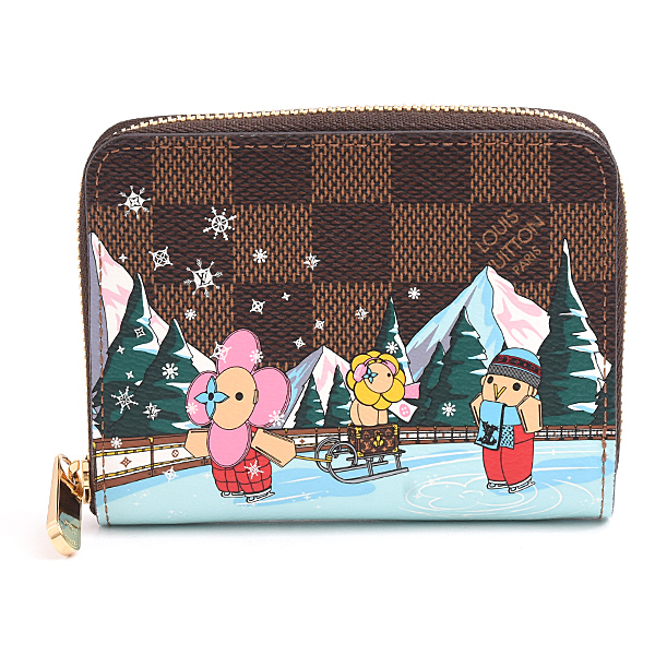 ルイヴィトン 財布 レディース ダミエ ジッピーコインパース ヴィヴィエンヌ コインケース カードケース Louis Vuitton N40721 未使用展示品