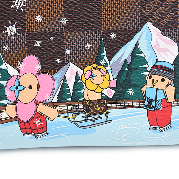 ルイヴィトン 財布 レディース ダミエ ジッピーコインパース ヴィヴィエンヌ コインケース カードケース Louis Vuitton N40721 未使用展示品