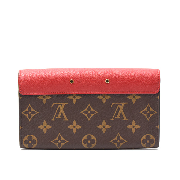 ルイヴィトン 財布 レディース モノグラム ポルトフォイユパラス フラップ付き長財布 Louis Vuitton M58414 中古